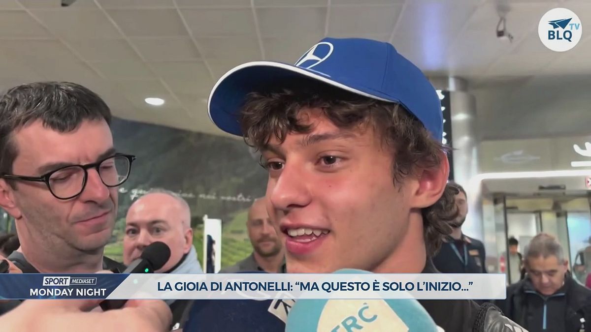 La gioia di Antonelli