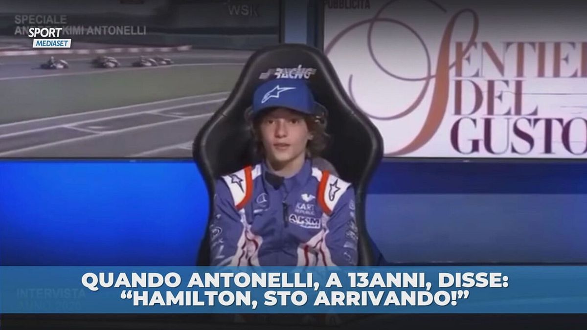 Quando il 13enne Antonelli disse: "Hamilton arrivo!"