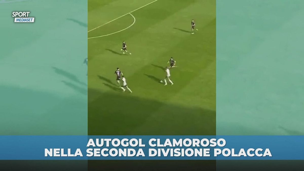 Incredibile autogol in Polonia: mai visto niente di simile