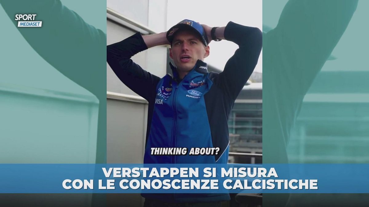 Verstappen passione calcio: test delle conoscenze perfetto