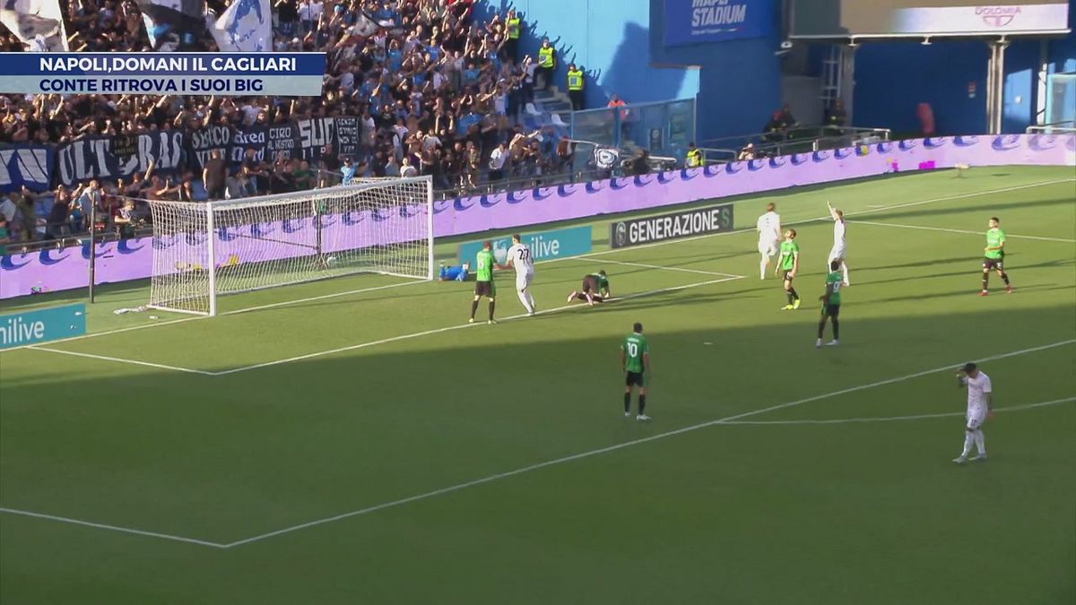 Napoli, domani il Cagliari