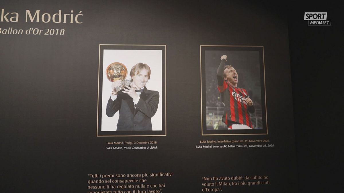 MCH MODRIC PALLONE D'ORO MUSEO MILAN 19/3 MCH