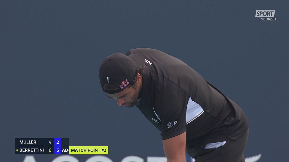 MCH BERRETTINI BATTE MULLER A MIAMI MCH