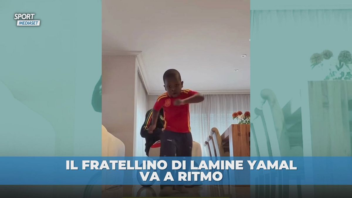 Il fratello di Lamine Yamal star dei social: si scatena ballando