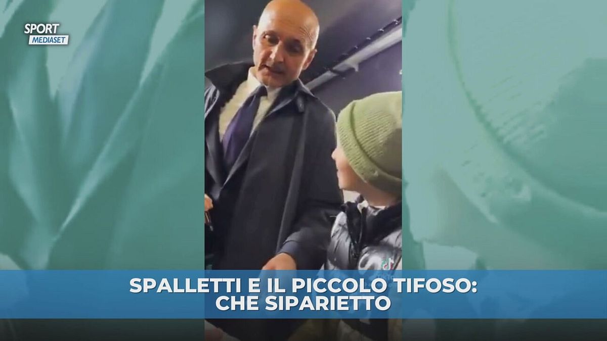 Spalletti e il piccolo tifoso