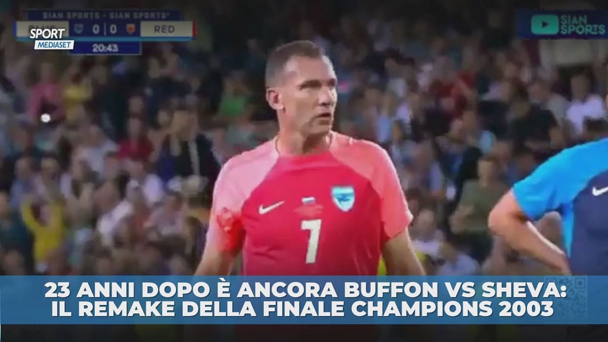 Sheva VS Buffon 23 anni dopo