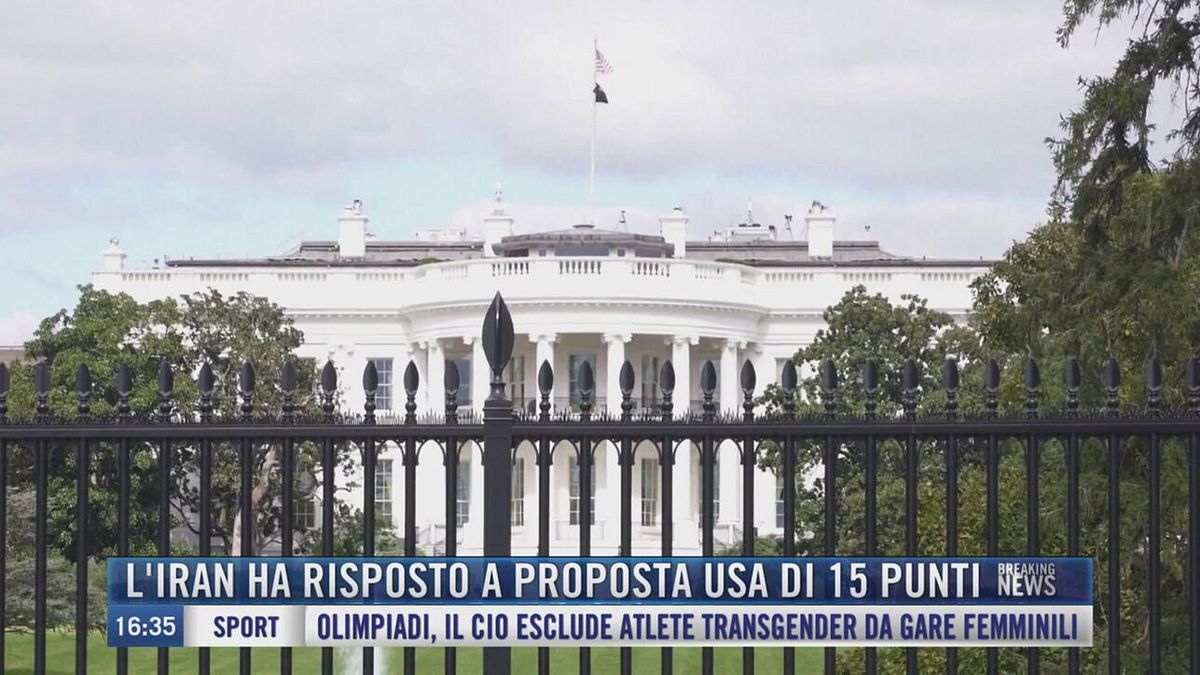 Breaking News delle 16.00 | L'Iran ha risposto a proposta Usa di 15 punti