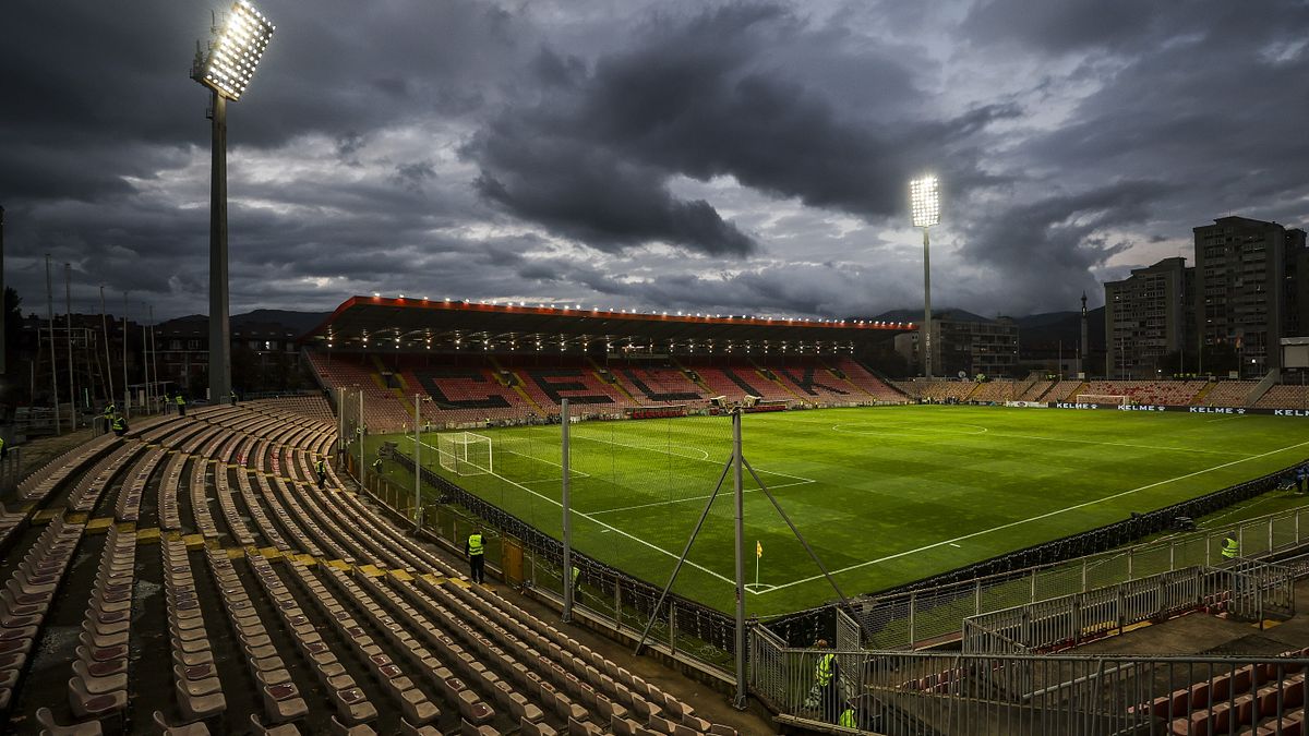 Lo stadio di Zenica a Sarajevo