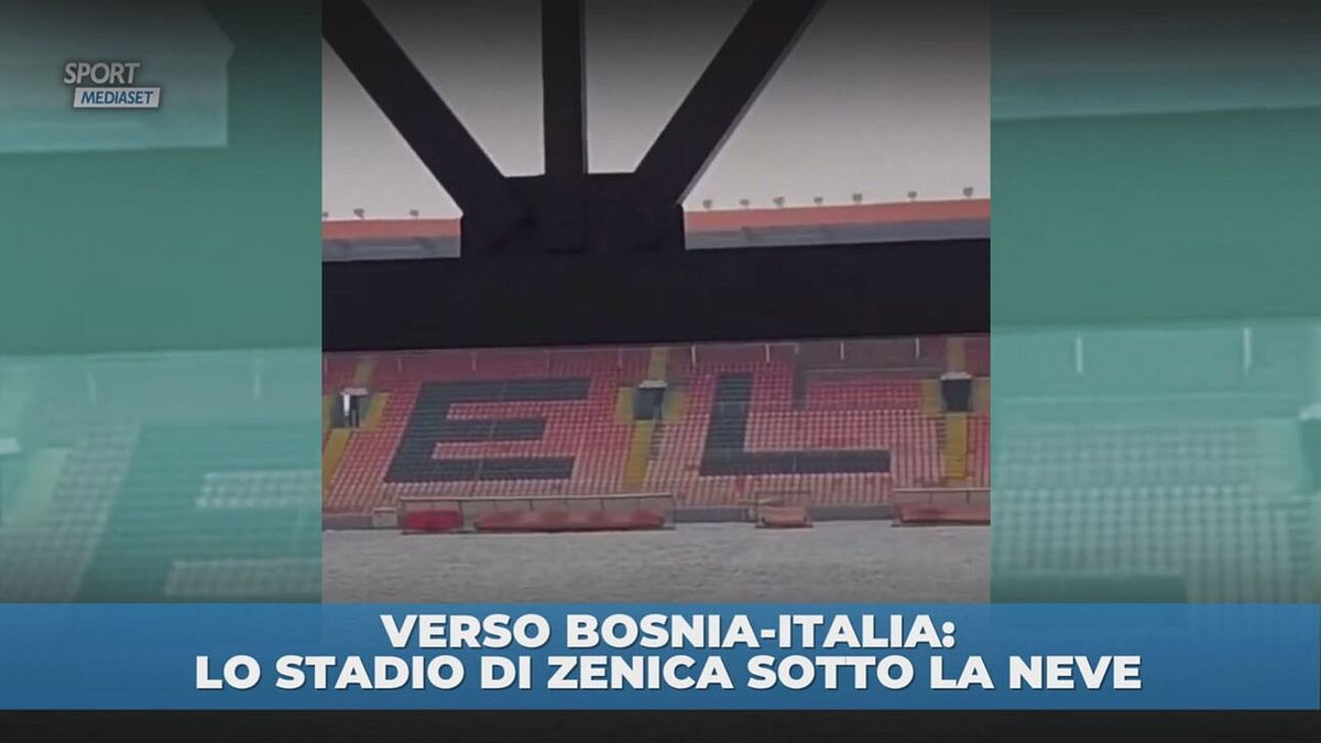 Bosnia: Zenica sotto la neve