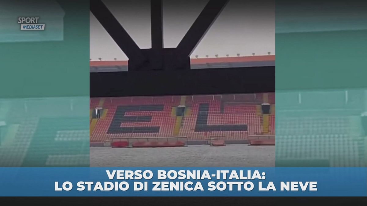 Bosnia: Zenica sotto la neve