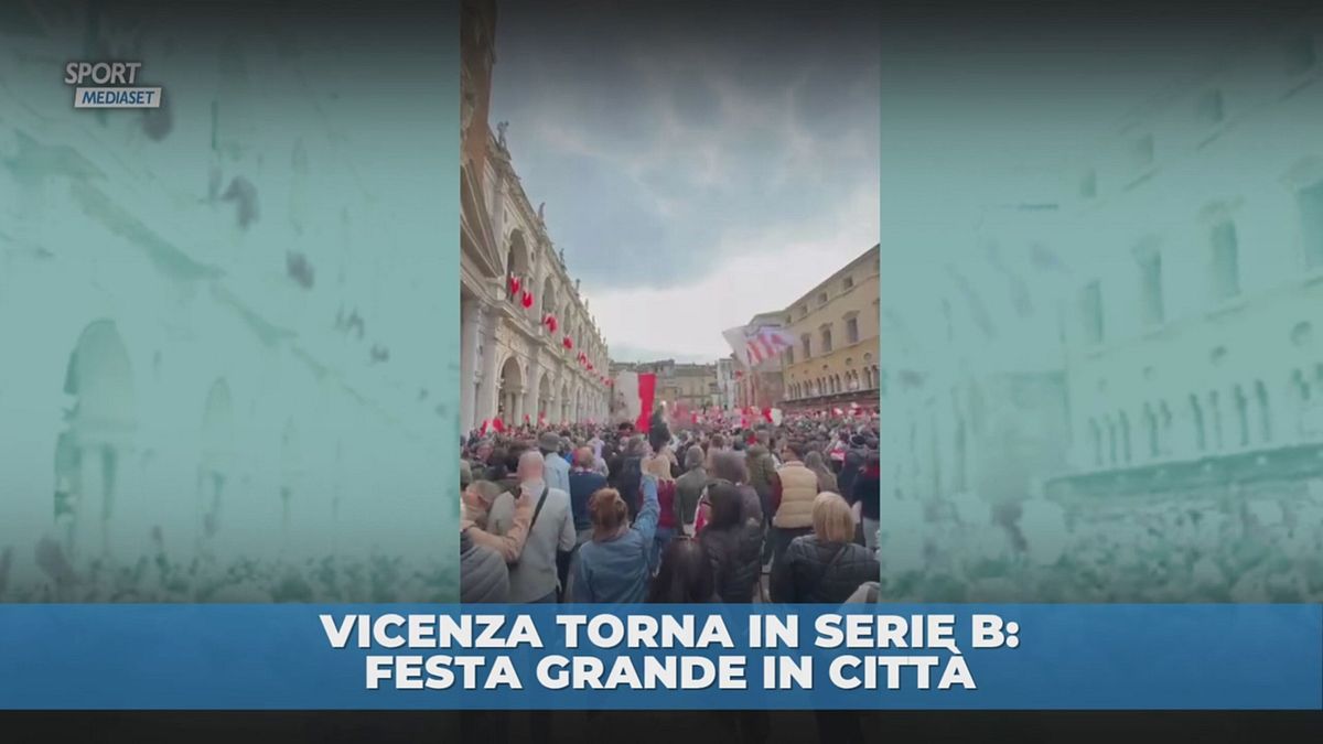 Vicenza in Serie B: che festa in città