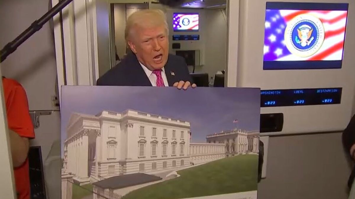 Trump: "Un bunker militare sotto la nuova sala da ballo della Casa Bianca"