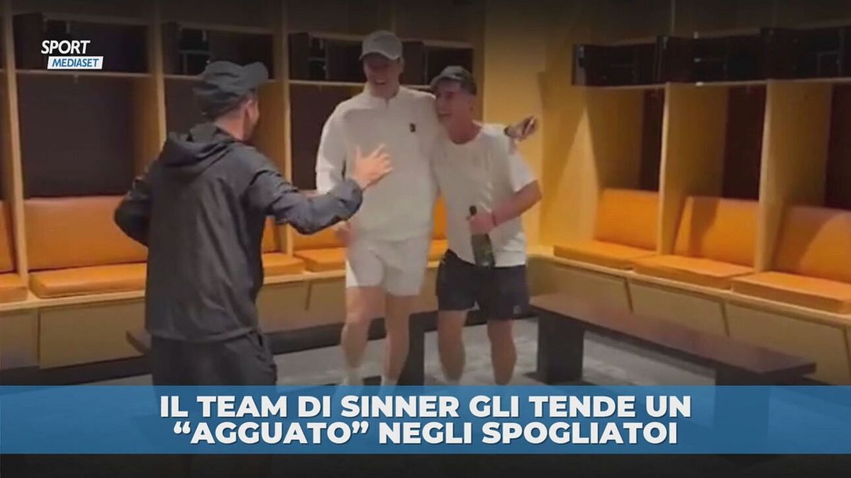 Sinner: "Agguato" negli spogliatoi