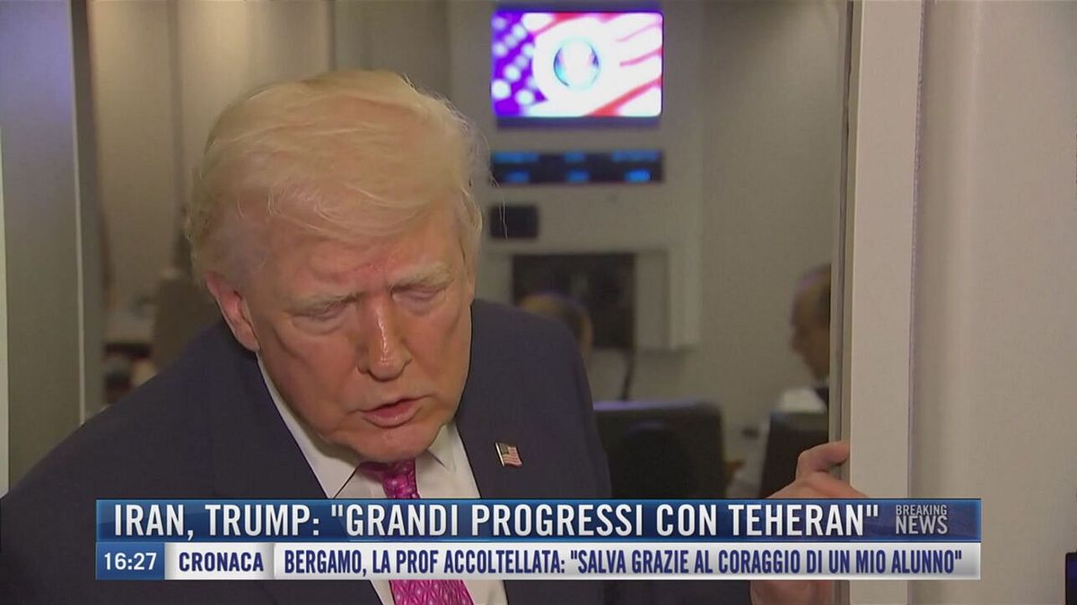 Breaking News delle 16.00 | Ira, Trump: "Grandi progressi con Teheran"