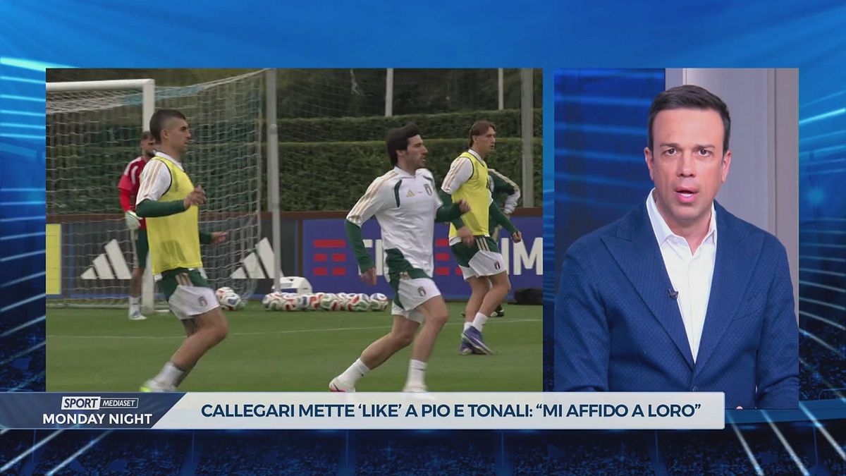 Callegari, "like" a Pio Esposito e Tonali