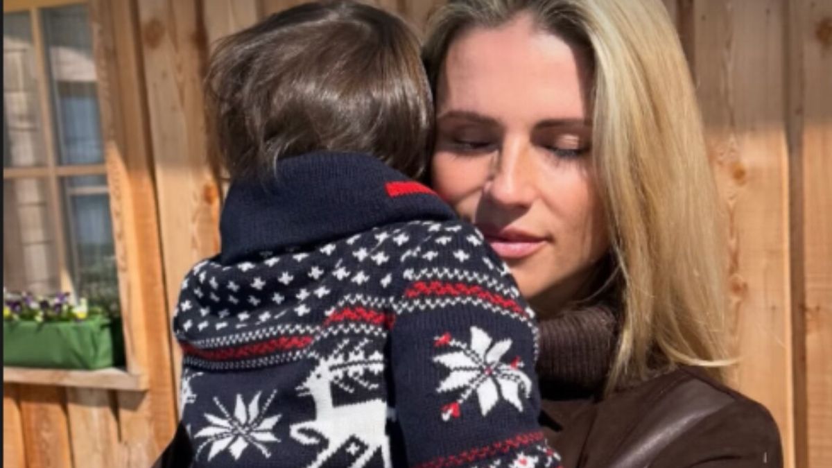 Michelle Hunziker e il nipote Cesare