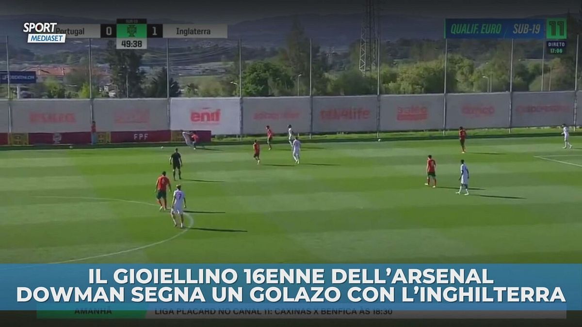 Dowman, che gol con l'Inghilterra!