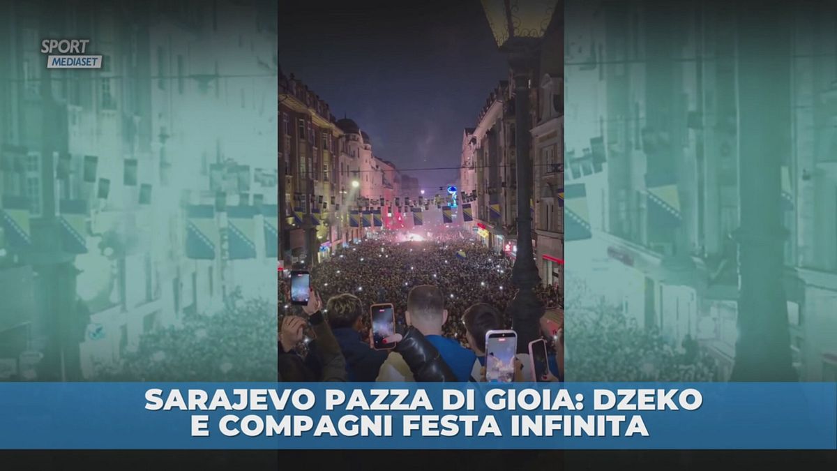 Sarajevo brilla: immagini spettacolari della festa