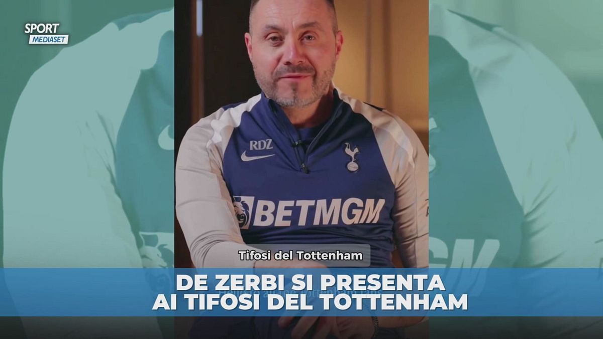 Tottenham, il messaggio di De Zerbi: "Voglio rimanere a lungo"