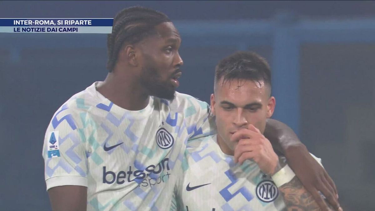 Inter-Roma, si riparte