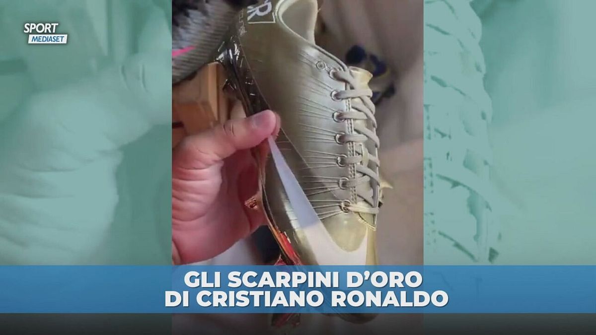 Cristiano Ronaldo, il suo Mondiale è già d'oro: scarpa spaziale da GOAT