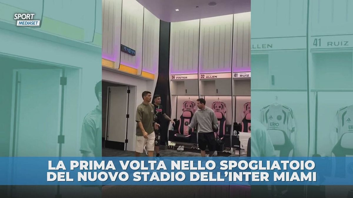 Inter Miami: primo contatto con lo spogliatoio del nuovo stadio per Messi & Co