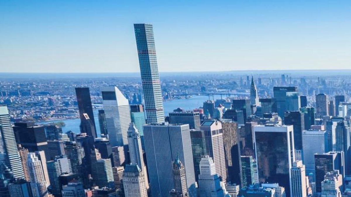 I grattacieli di New York, visti da Central Park.