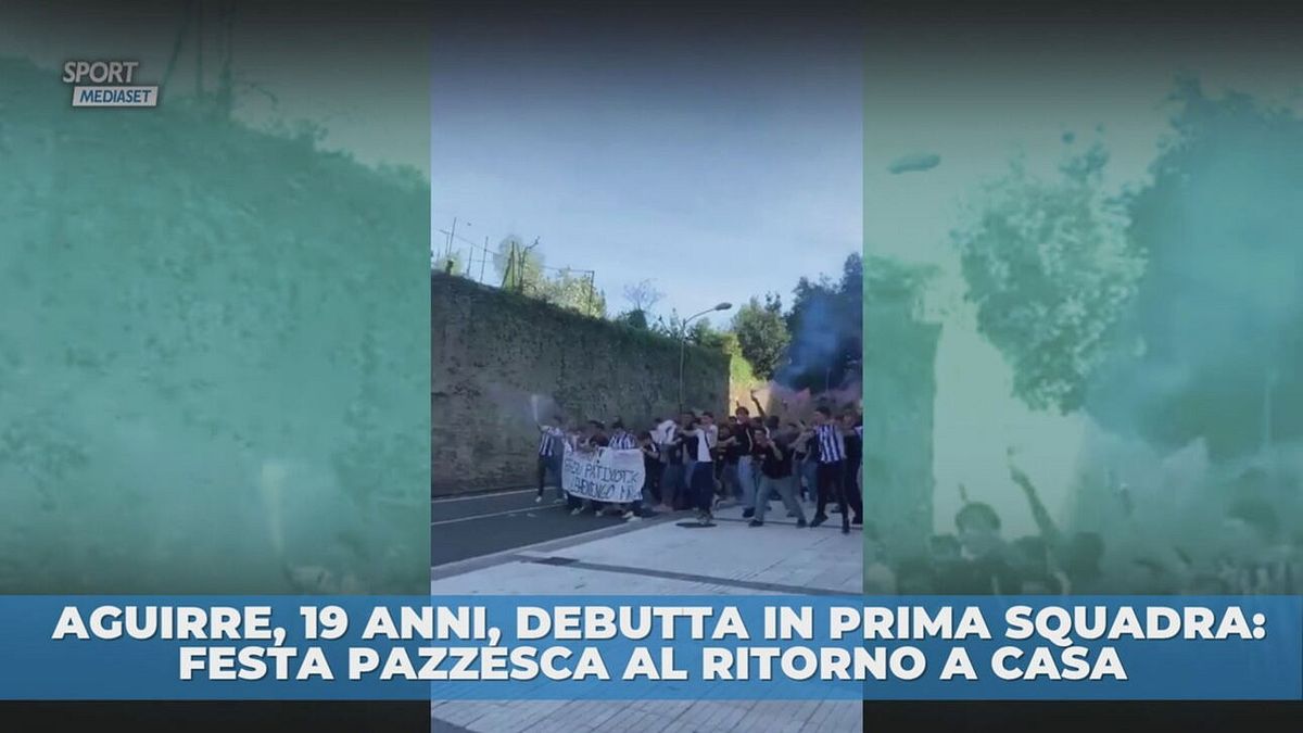 Debutta in Serie A: a casa lo aspettano con fumogeni e cori