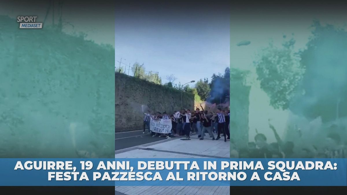 Debutta in Serie A: a casa lo aspettano con fumogeni e cori