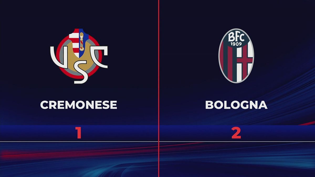 Cremonese-Bologna 1-2: gli highlights