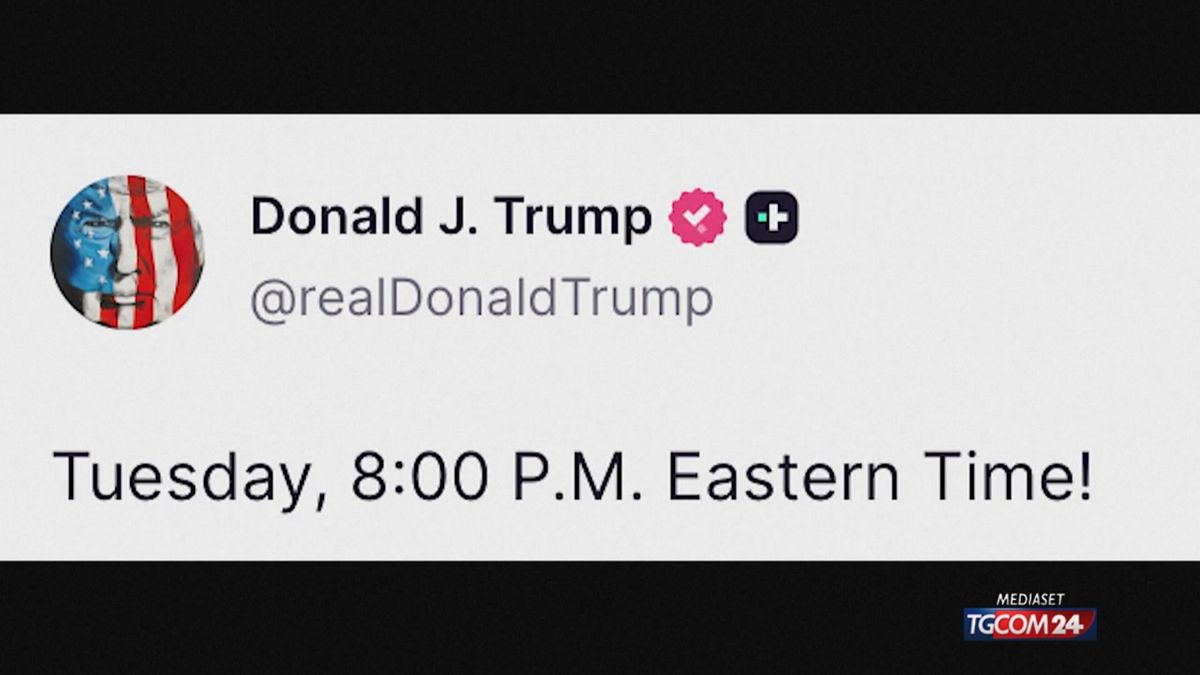 12.00 TRUMP, ULTIMATUM E CONF STAMPA SRV