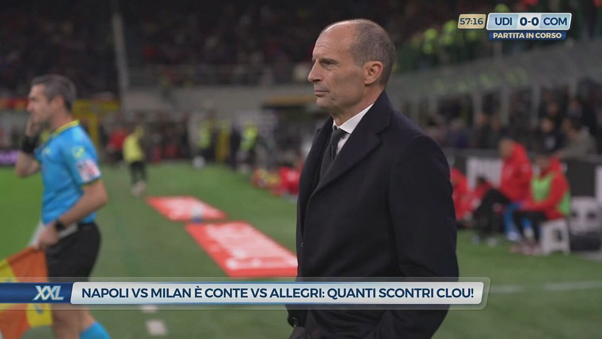 Napoli vs Milan è Conte vs Allegri
