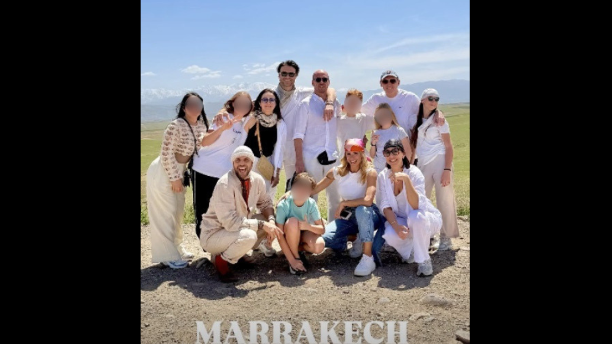 Michelle Hunziker e Giulio Berruti a Marrakech