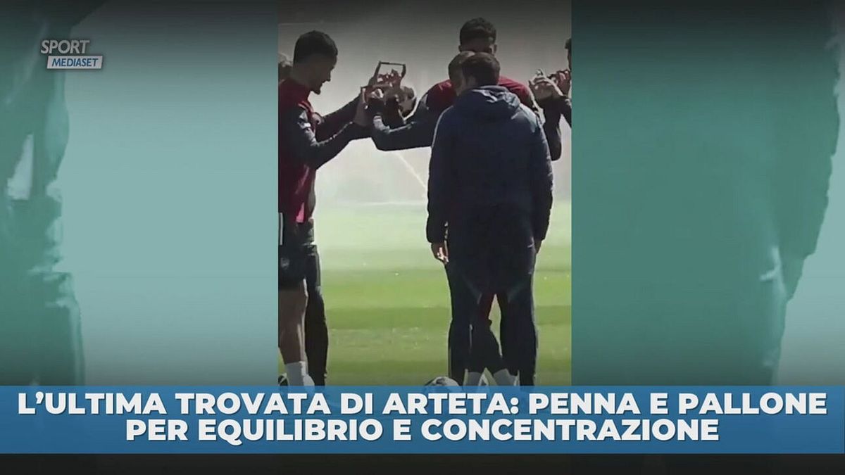 Arteta: l'allenamento è con la penna