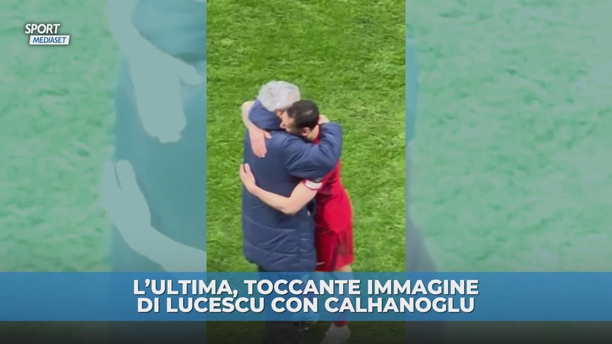 L'ultima immagine di Lucescu in campo