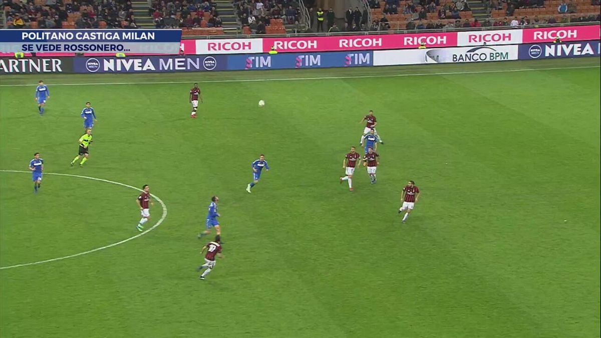 Politano castiga il Milan