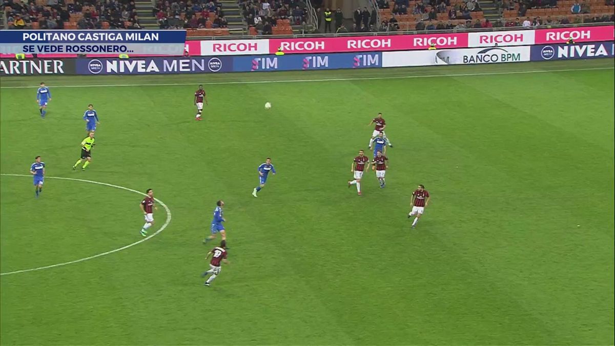 Politano castiga il Milan