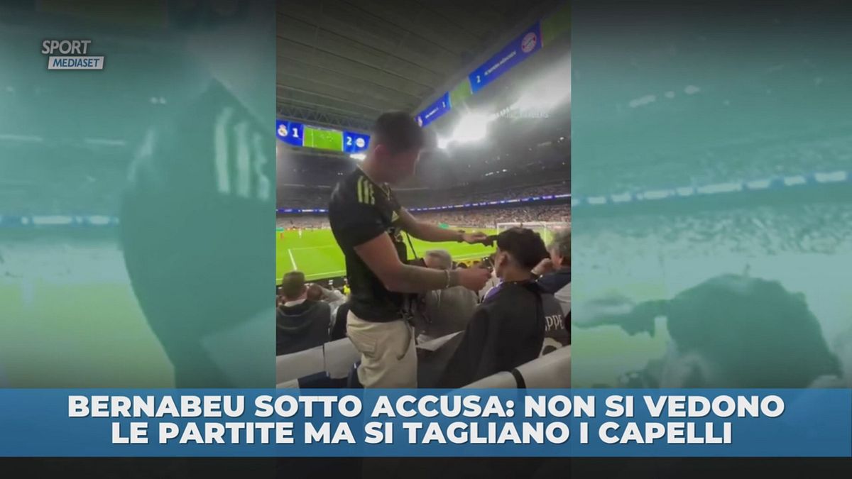 Bernabeu sotto accusa: diventa un barber shop