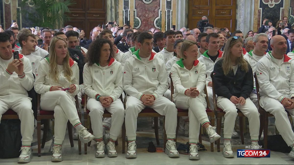 Il Papa riceve gli atleti di Olimpiadi e Paralimpiadi
