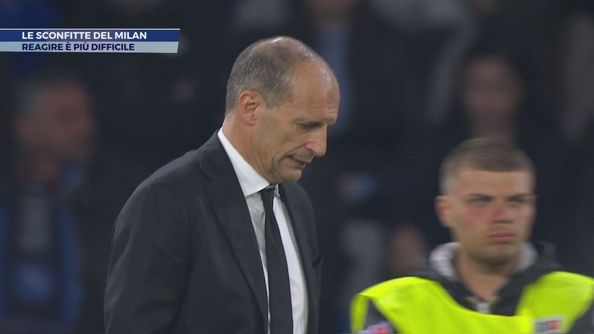 Le sconfitte del Milan