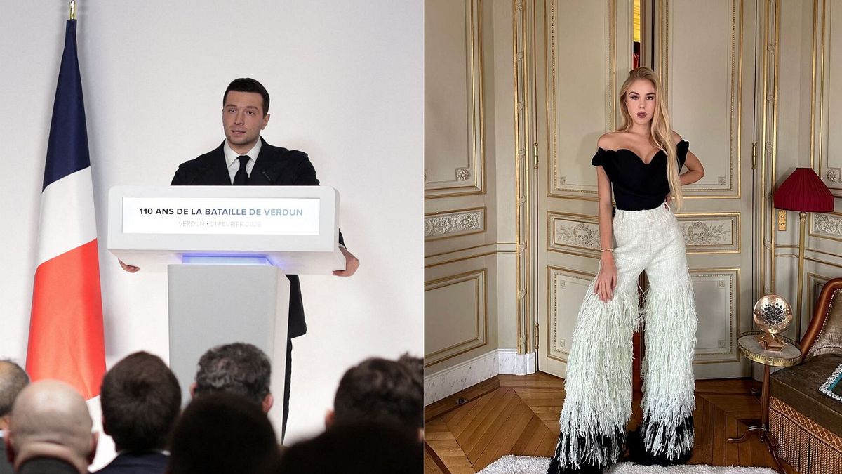 Jordan Bardella e Maria Carolina di Borbone