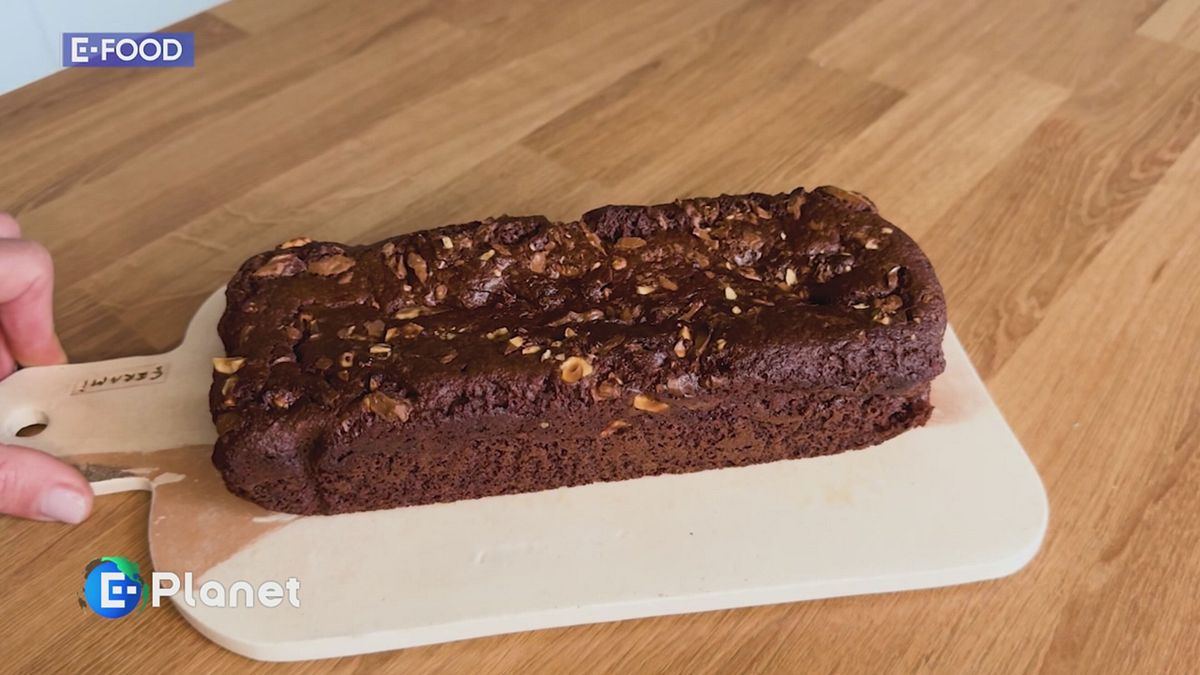E-Food: banana bread con cacao e farina di mandorle