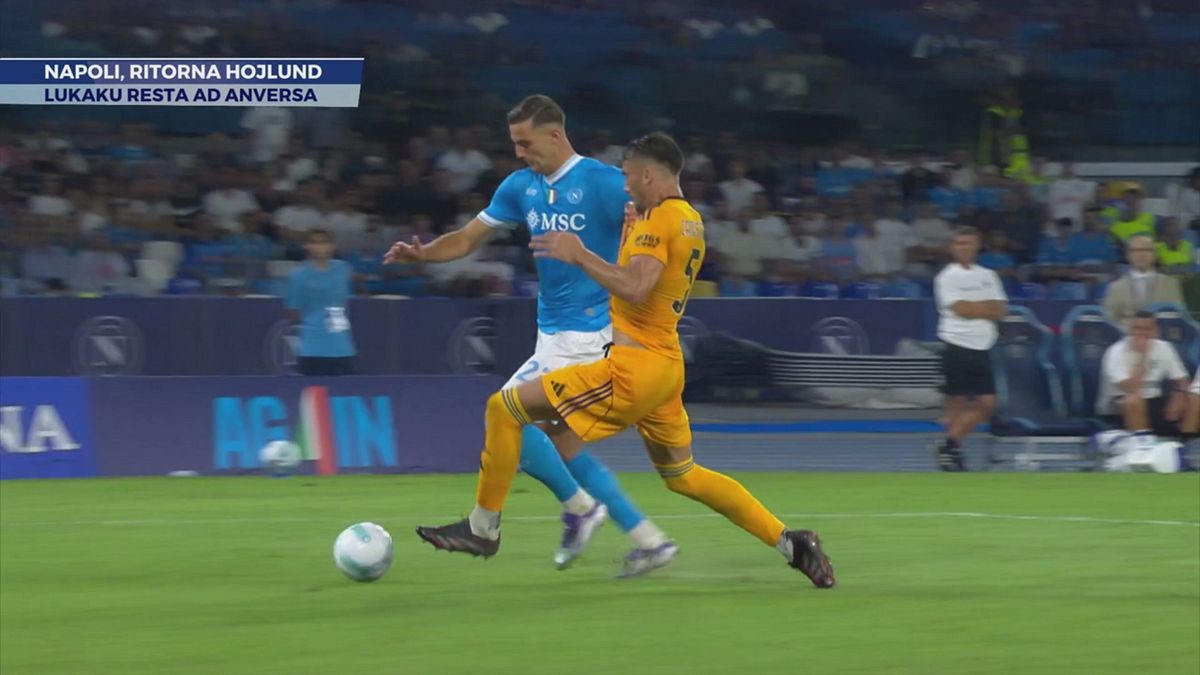 Napoli, ritorna Hojlund