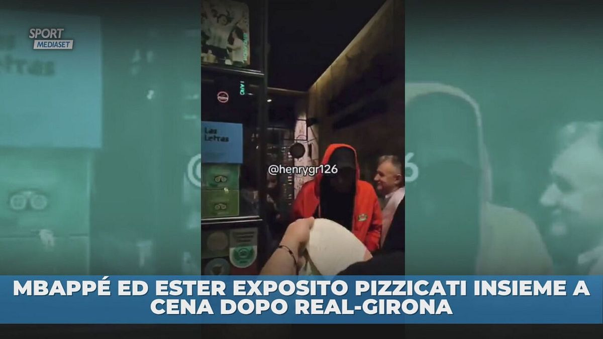 Mbappé ed Ester Exposito a cena insieme