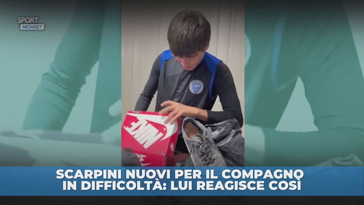 Scarpini al compagno più povero, lui reagisce così