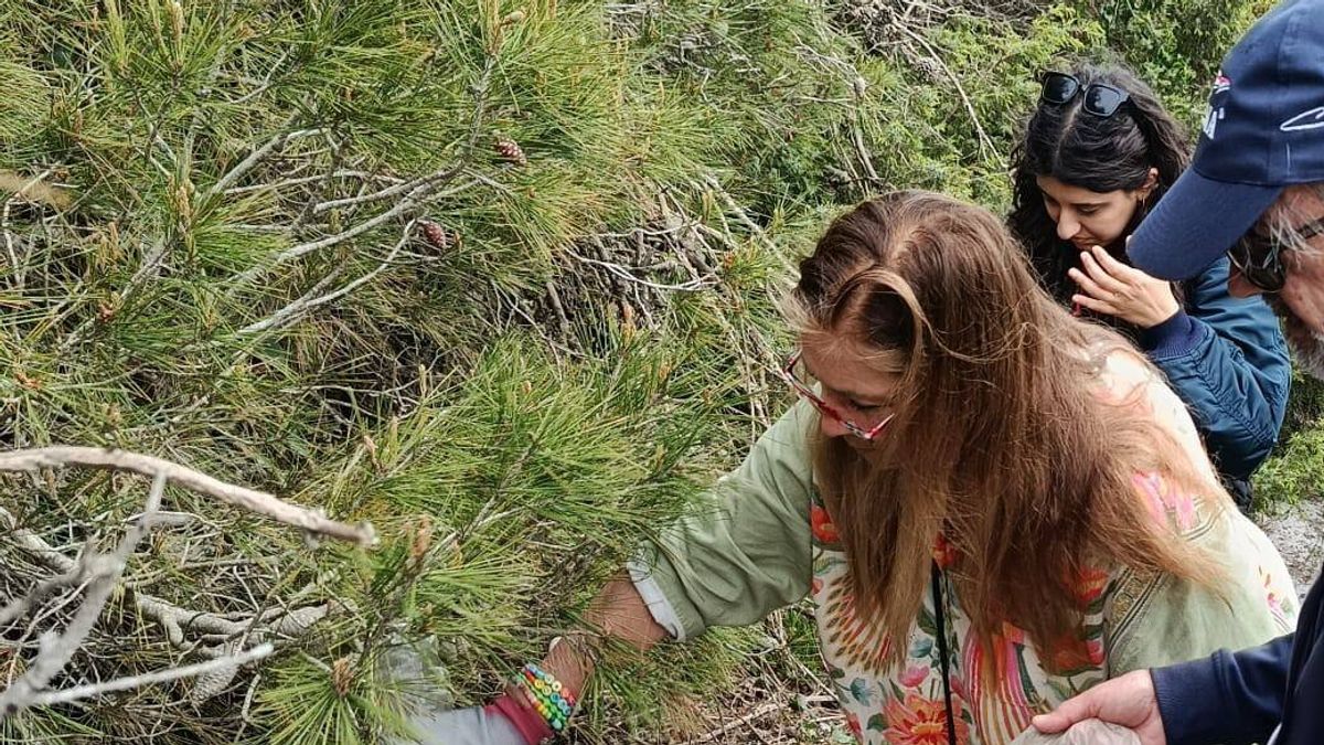 Romina Power aiuta a pulire le aree costiere di Melendugno