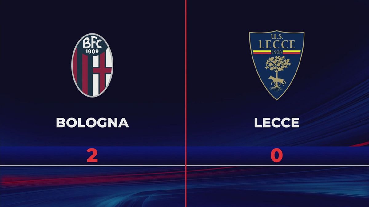Bologna-Lecce 2-0: gli highlights