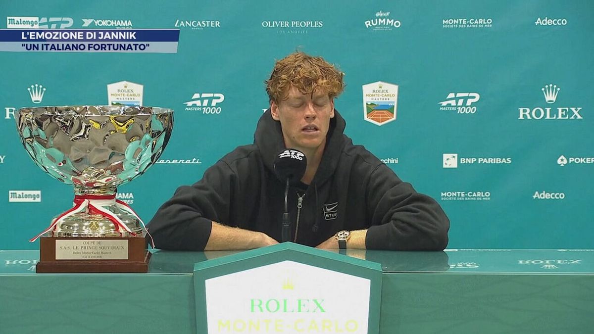 L'emozione di Jannik