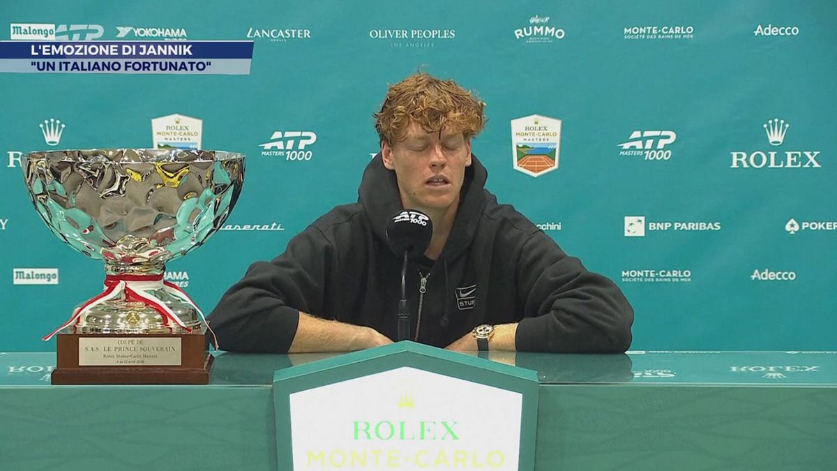 L'emozione di Jannik