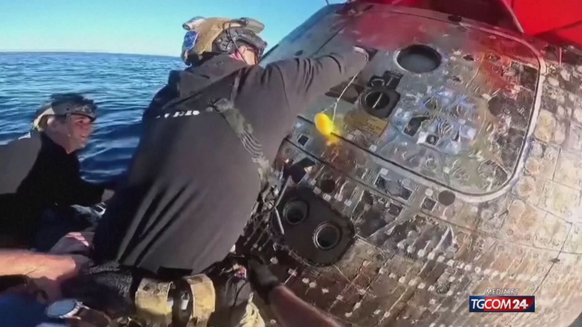 Artemis II, il "pov" della squadra di recupero della capsula Orion